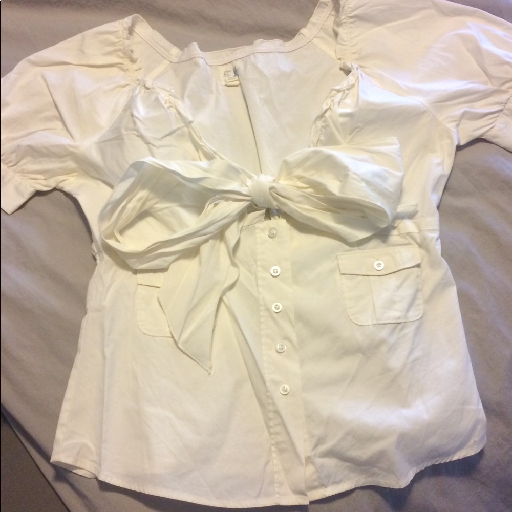 Anthropologie edmé & esyllte cotton shirt -EUC